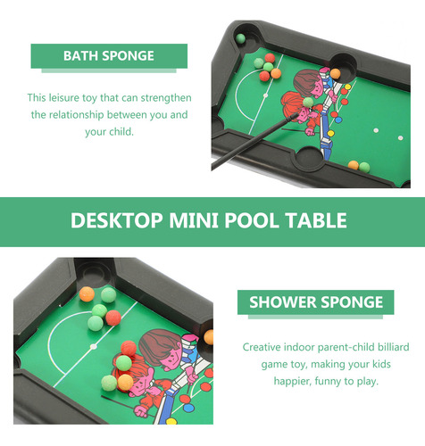 Juego De Minimesa De Billar De 4 Juegos Para Niños Y Adultos