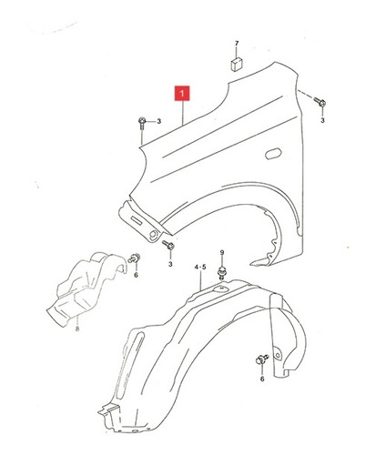 Guarbabarro Delt Der C/aguj Faro Giro Suzuki Alto 800 14-16