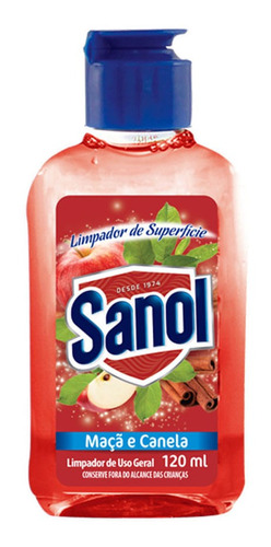 Limpador De Superficies Sanol Maca E Canela 120ml