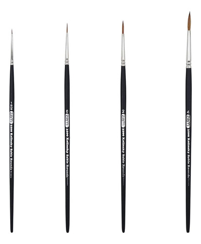 Pincel Kolinsky Pure Sable Artist Brush Set Detalle Tam...