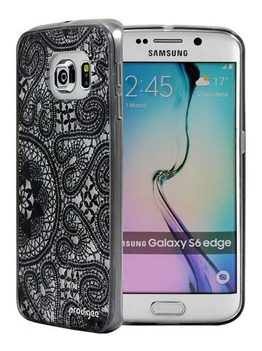 . Funda Prodigee Lace Para Samsung S6 Edge Negra