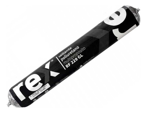 Sellante Poliuretano Recarga 600ml Rex Gris 3 Unidades