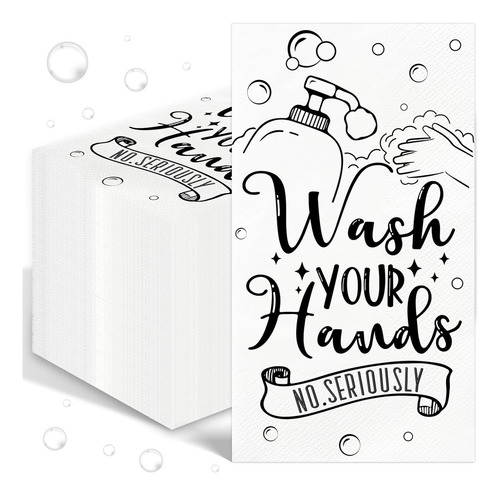 100 Toallas De Mano Desechables Para Baño, Toallas De Papel