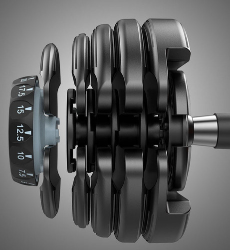 Mancuerna Pesa Ajustable 24 Kg Regulable Gym Base Automatica