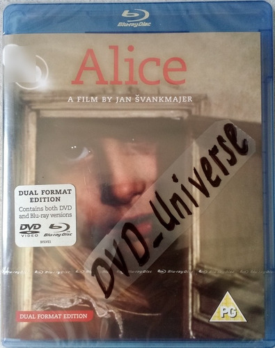 Jan Svankmajer. Alice. Combo Blu-ray And Dvd. Original Nuevo