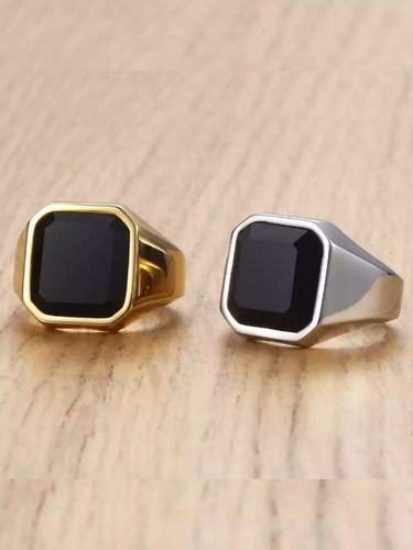 Anillo En Acero Quirúrgico De Mesa Anillos Hombres Gemas