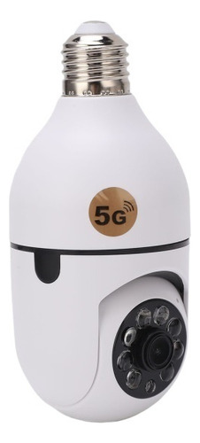 Cámara Tipo Foco Inalámbrica De 360°, 2.4ghz Y 5g F