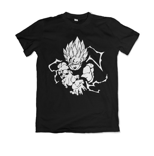 Goku Remera Chicos Sayayin Dragon Ball Z Algodon O Tu Diseño