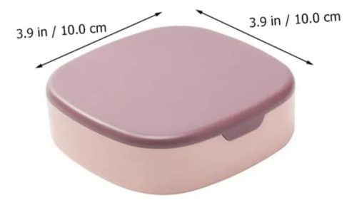 Mini Joyero Organizador Con Espejo Portátil Rosa