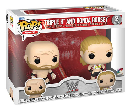 Wwe Triple H And Ronda Rousey Funko Pop! Vinyl Figure 2-pack