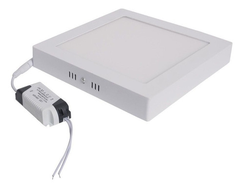 Kit 3 Painel Plafon Sobrepor Quadrado Led  40x40 42w 6000k Cor Branco 110v/220v