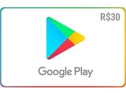 Imagem 1 de 1 de Gift Card 30 Reais Play Store