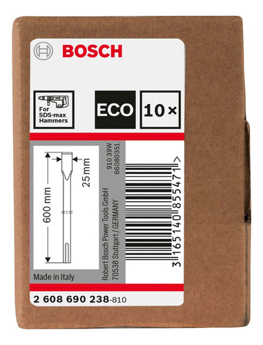 Cincel Plano Bosch Eco 600mm 10un