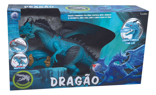 Dragao - Radio Controlavel - Azul - Candide