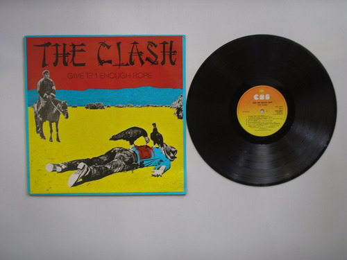 Lp Vinilo The Clash Give Em Enough Rope Print Inglaterra1978