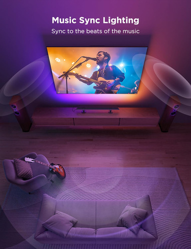 Barra De Luces Led Rgb Mejorada De 31 Pulgadas Para Tv, Barr