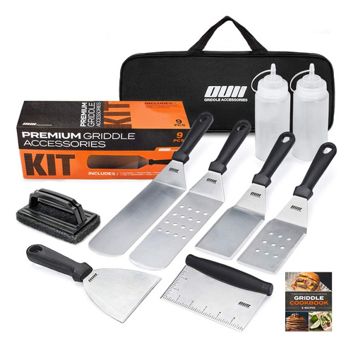 Utensilios Para Parrillada Set Espatulas Para Parrilla 9 Pzs