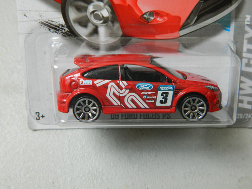 Ford Focus Rs (3) Hot Wheels 1:64 Multicolor