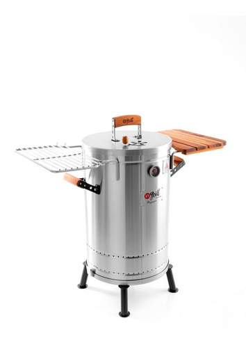 Ahumador Y Asador De Barril Mediano Premium