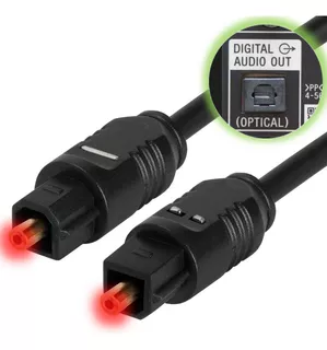 Cabo Audio Optico Digital Toslink 3 Metros - Pronta Entrega