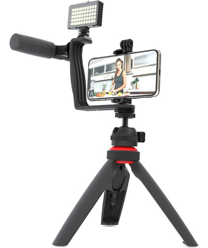 Super  Essential Goviral Vlogging Kit Para Teléfonos Y...