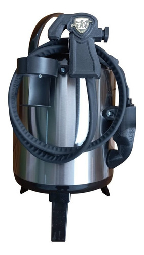 Imagem 2 de 5 de Garrafa Térmica Tereré Jet Inox 7,7 L + Suporte Pro Carro