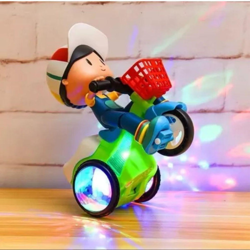 Brinquedo Infantil Bate E Volta Com Luz Som Gira 360º Empina
