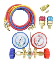 Comprar R12 R22 R502 R134a Manómetros Set 3ft Manguera Acoplamiento 