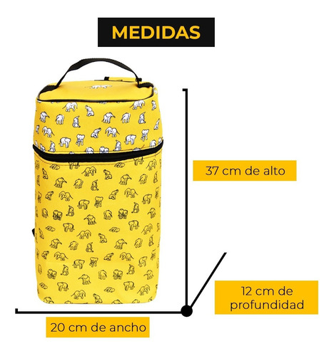 Imagen 8 de 9 de Juego De Mate Equipo De Mate Completo Mochilero Elefantes