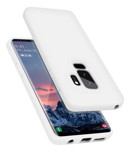 Funda Para Samsung Galaxy S9 Plus Suave De Color Blanco