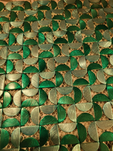 Malla Venecitas Aluminio,medio Círculo. Ideal Mosaico.nuevas