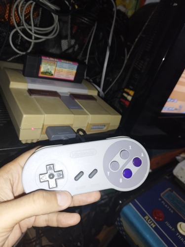 Super Nintendo Snes +cables + Juego + Caja + Poster+garantía