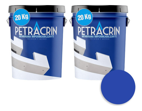 Membrana Liquida Pintura X 2 Impermeable Techos Blanca