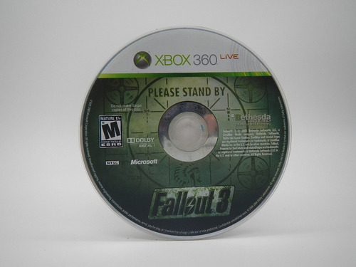 Fallout 3 Xbox 360 Gamers Code*