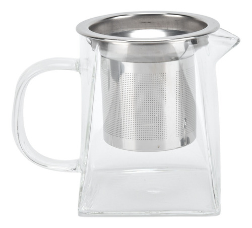 Tetera De Vidrio Transparente Extraíble De Acero Inoxidable