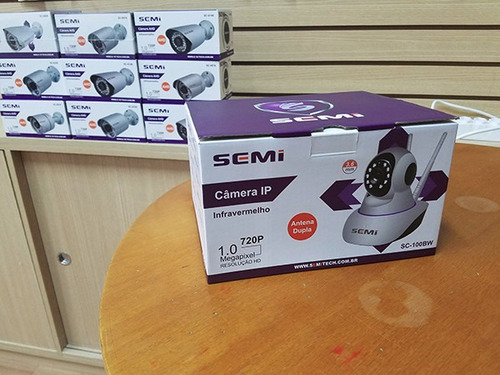 Camera Ip Vigia Bebe Com Microfone Audio Facil Instalação