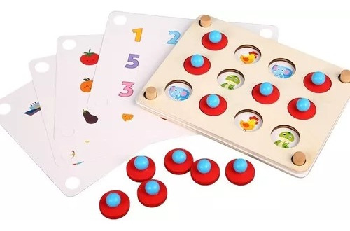 Juguete Desarrollo De La Memoria Montessori Memorice