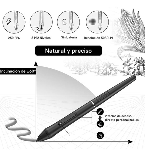 Qmx Tablero Digital Gráfico De Dibujo A Mano Veikk Vk1060