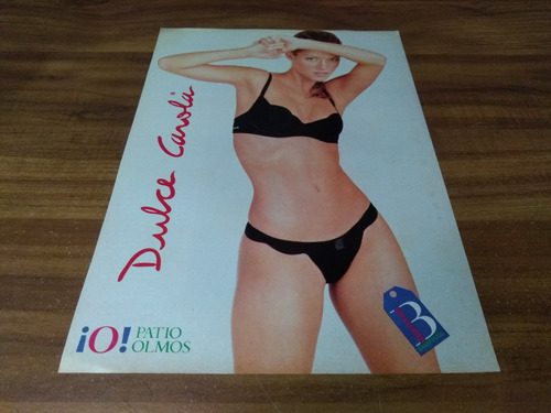 (pi240) Publicidad Nicole Neumann * Dulce Carola (Usado)