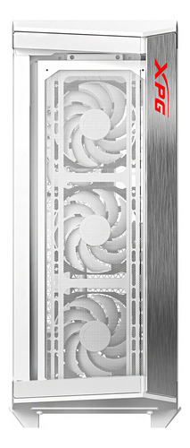 Gabinete Gamer XPG BATTLECRUISER II ST E-ATX 4 Fan ARGB Cristal Templado Blanco