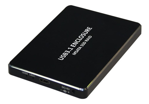 Xtrempro Usb 3.1 Type-c A Dual Msata Ssd Raid Enclosure Hast