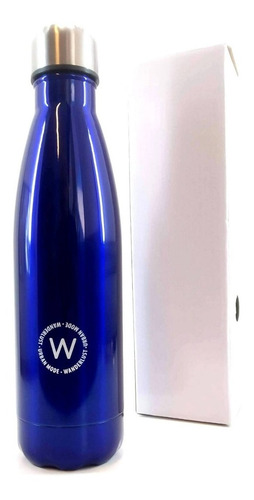 Imagen 4 de 10 de Botella Térmica Wanderlust Tapa A Rosca 500ml Acero Inox