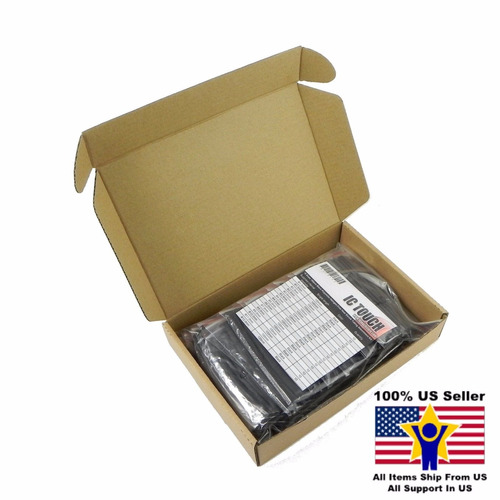 16 Medidas 160pcs Negro Surtido Kit U.s. Vendedor Kitb0172 D