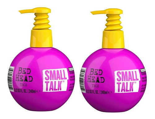 Tigi Small Talk Crema De Peinar Bed Head Volumen 240 Ml X2