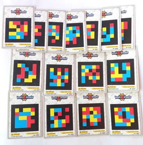 Cartas Invizimals Panini 2009- 2014 Scee. Set De 27 /leer De (Usado)