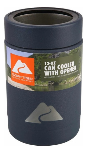 Porta-garrafas térmicas de aço inoxidável Ozark Navy Blue ou porta-latas térmicas