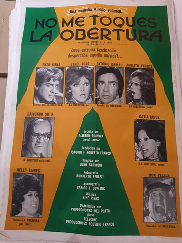 Afiche De Cine Original 1516- No Me Toques La Obertura