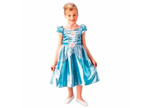 Vestido Fantasia Infantil Princesa Cinderela Tamanho M.