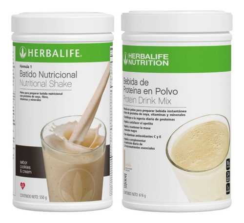 Pack Oferta Batido Herbalife + Proteína Grande 