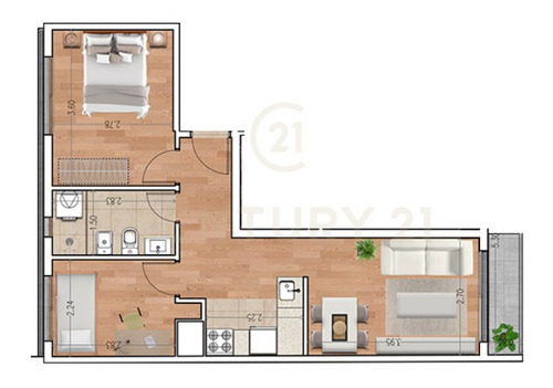 ¡divino Apartamento 2 Dormitorio A Meses Del Estreno!